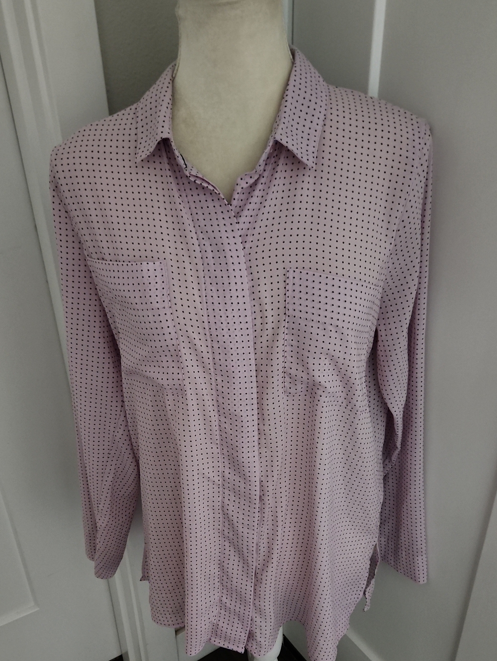 Pastel Lavender Liz Claiborne Button Down M
